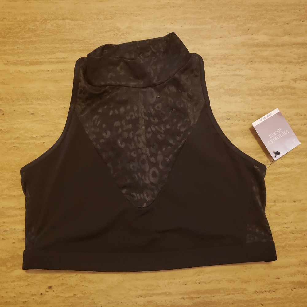 Victoria's Secret Leopard Mesh Sports Bra